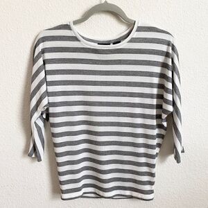 RACHEL Zoe Stripe Doleman 3/4 sleeve top XS